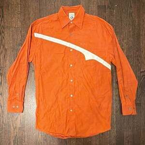 G-Unit Orange Heavyweight Construction Western Button-Down Shirt